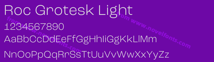 Roc Grotesk LightPreview Roc Grotesk LightPreview