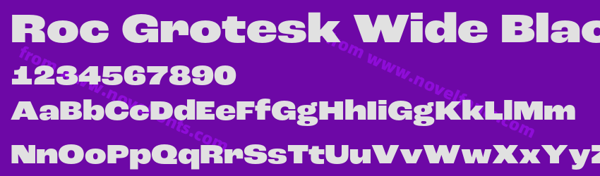 Roc Grotesk Wide BlackPreview Roc Grotesk Wide BlackPreview