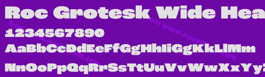 Roc Grotesk Wide HeavyPreview Roc Grotesk Wide HeavyPreview
