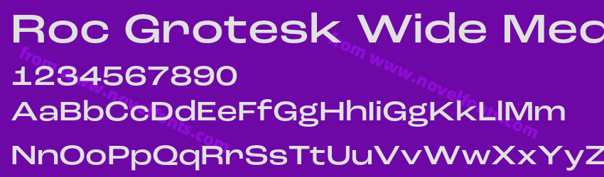 Roc Grotesk Wide MediumPreview Roc Grotesk Wide MediumPreview