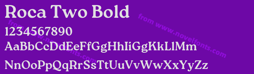 Roca Two BoldPreview Roca Two BoldPreview