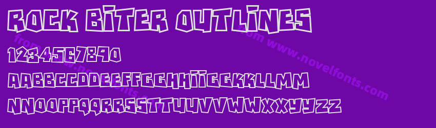 Rock Biter OutlinesPreview Rock Biter OutlinesPreview