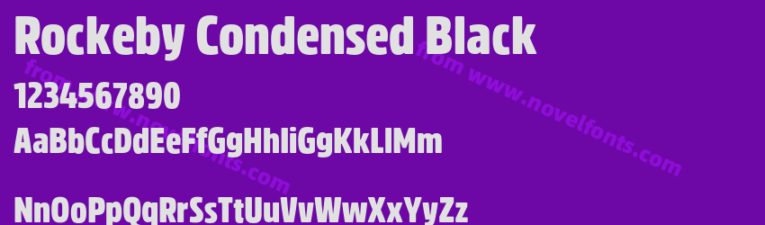 Rockeby Condensed BlackPreview Rockeby Condensed BlackPreview