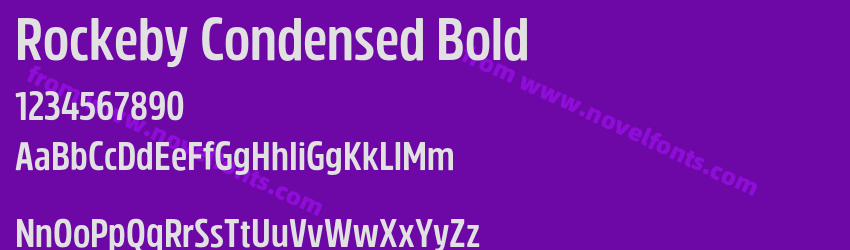 Rockeby Condensed BoldPreview Rockeby Condensed BoldPreview