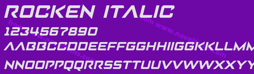 Rocken ItalicPreview Rocken ItalicPreview