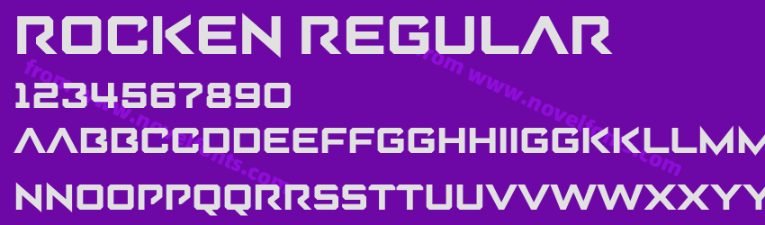 Rocken RegularPreview Rocken RegularPreview