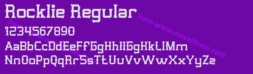 Rocklie RegularPreview Rocklie RegularPreview