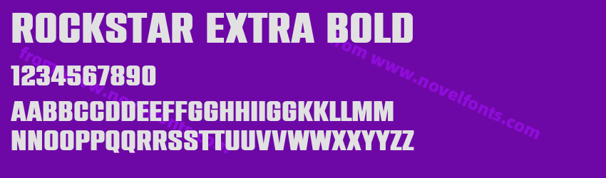 Rockstar Extra BoldPreview Rockstar Extra BoldPreview