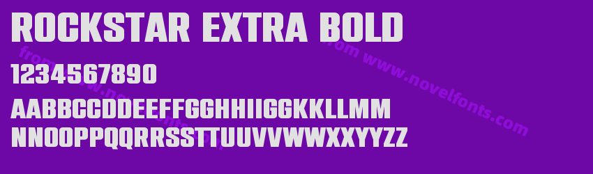 Rockstar Extra BoldPreview Rockstar Extra BoldPreview