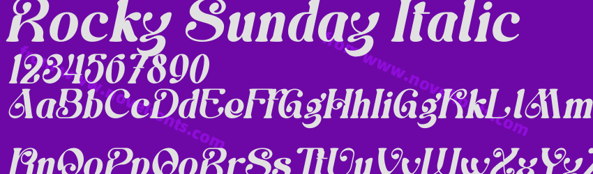 Rocky Sunday ItalicPreview Rocky Sunday ItalicPreview