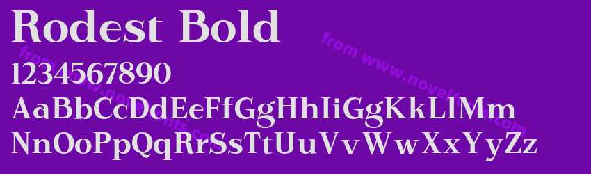 Rodest BoldPreview Rodest BoldPreview