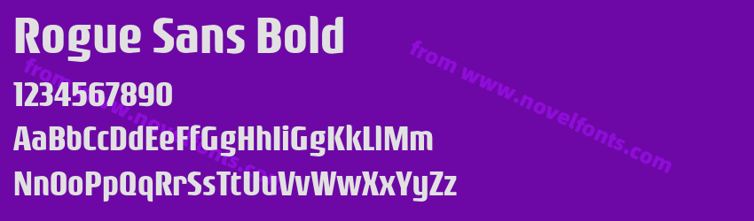 Rogue Sans BoldPreview Rogue Sans BoldPreview