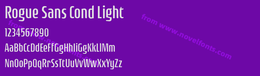 Rogue Sans Cond LightPreview Rogue Sans Cond LightPreview