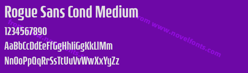 Rogue Sans Cond MediumPreview Rogue Sans Cond MediumPreview