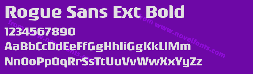 Rogue Sans Ext BoldPreview Rogue Sans Ext BoldPreview