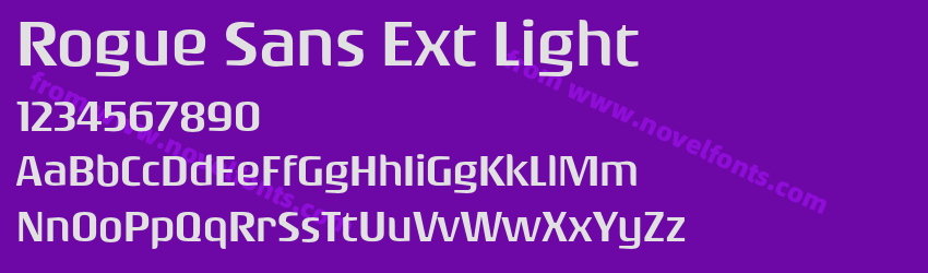 Rogue Sans Ext LightPreview Rogue Sans Ext LightPreview