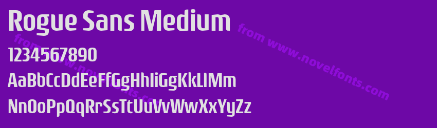 Rogue Sans MediumPreview Rogue Sans MediumPreview