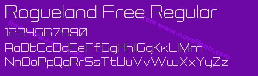 Rogueland Free RegularPreview Rogueland Free RegularPreview