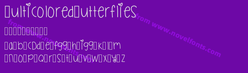 MulticoloredButterfliesPreview