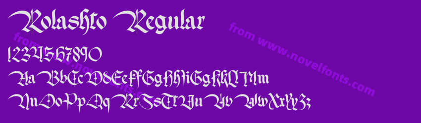 Rolashto RegularPreview Rolashto RegularPreview