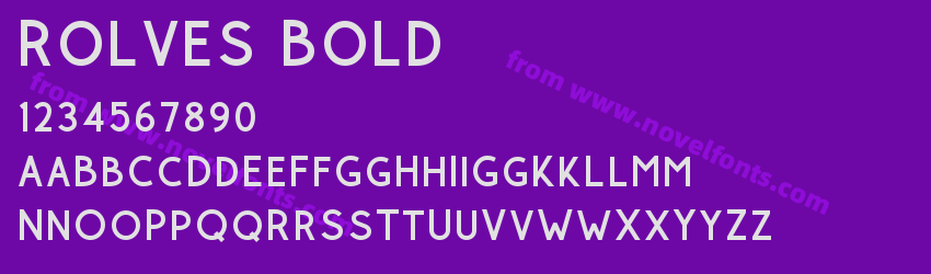 Rolves BoldPreview Rolves BoldPreview