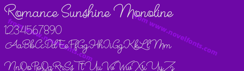 Romance Sunshine MonolinePreview Romance Sunshine MonolinePreview