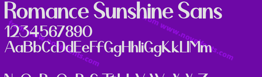 Romance Sunshine SansPreview Romance Sunshine SansPreview