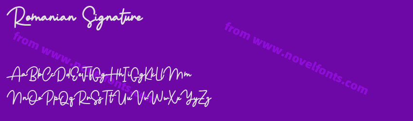 Romanian SignaturePreview Romanian SignaturePreview