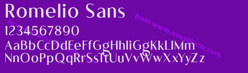 Romelio SansPreview Romelio SansPreview