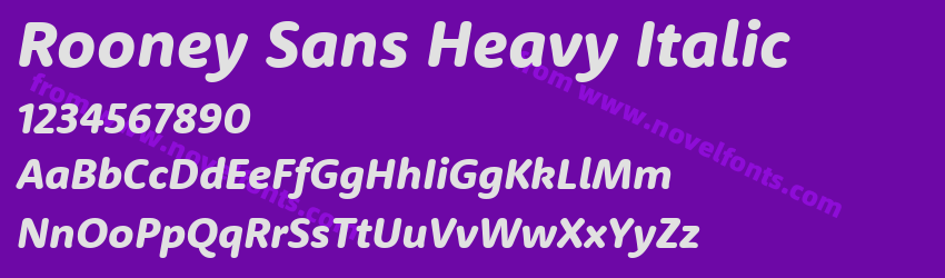 Rooney Sans Heavy ItalicPreview Rooney Sans Heavy ItalicPreview