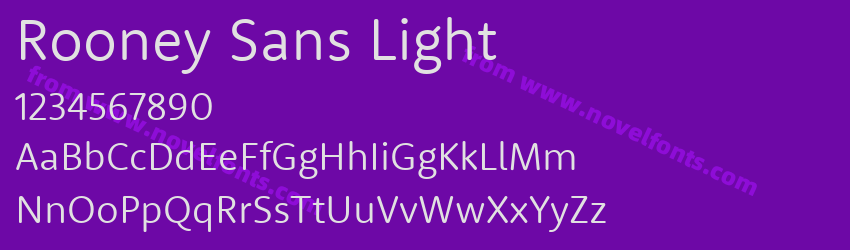 Rooney Sans LightPreview Rooney Sans LightPreview