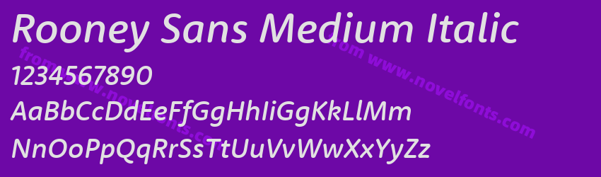 Rooney Sans Medium ItalicPreview Rooney Sans Medium ItalicPreview