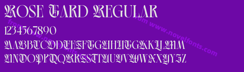 Rose Gard RegularPreview Rose Gard RegularPreview