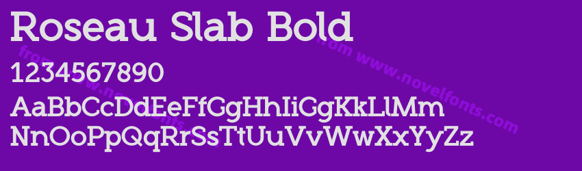Roseau Slab BoldPreview Roseau Slab BoldPreview