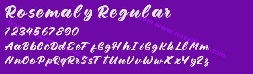 Rosemaly RegularPreview Rosemaly RegularPreview