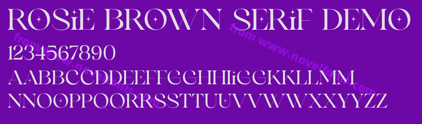 Rosie Brown Serif DemoPreview Rosie Brown Serif DemoPreview