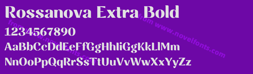 Rossanova Extra BoldPreview Rossanova Extra BoldPreview