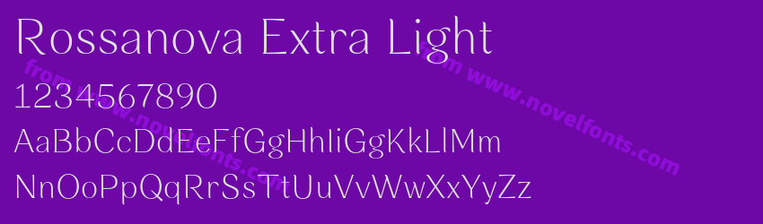 Rossanova Extra LightPreview Rossanova Extra LightPreview