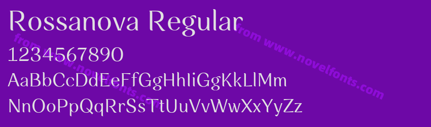 Rossanova RegularPreview Rossanova RegularPreview