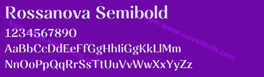 Rossanova SemiboldPreview Rossanova SemiboldPreview