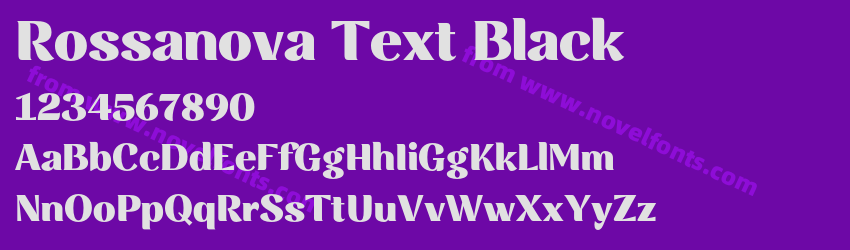 Rossanova Text BlackPreview Rossanova Text BlackPreview