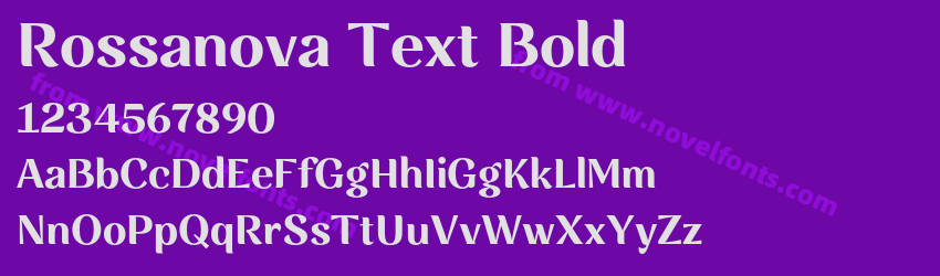 Rossanova Text BoldPreview Rossanova Text BoldPreview