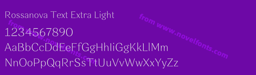 Rossanova Text Extra LightPreview Rossanova Text Extra LightPreview