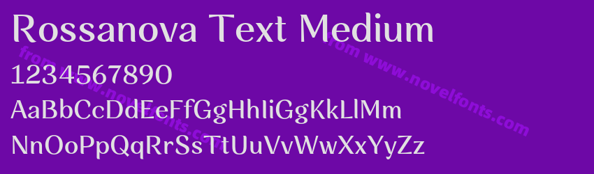 Rossanova Text MediumPreview Rossanova Text MediumPreview