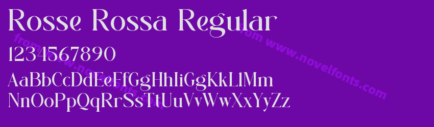 Rosse Rossa RegularPreview Rosse Rossa RegularPreview