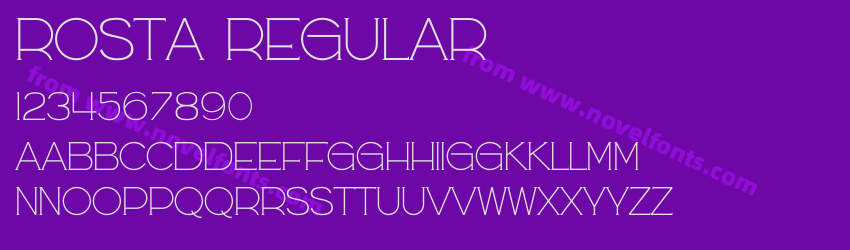 Rosta RegularPreview Rosta RegularPreview