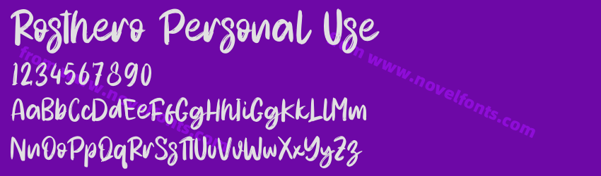 Rosthero Personal UsePreview Rosthero Personal UsePreview