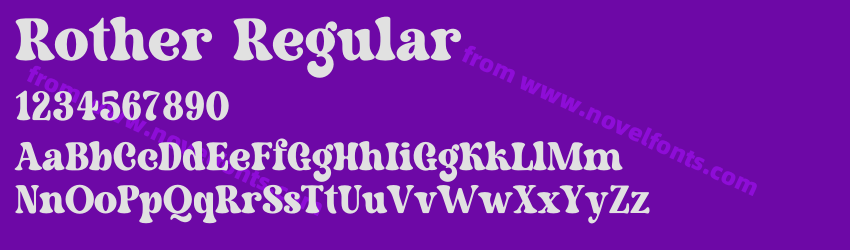Rother RegularPreview Rother RegularPreview