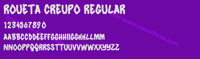Roueta Creupo RegularPreview Roueta Creupo RegularPreview