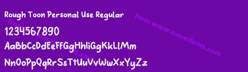 Rough Toon Personal Use RegularPreview Rough Toon Personal Use RegularPreview